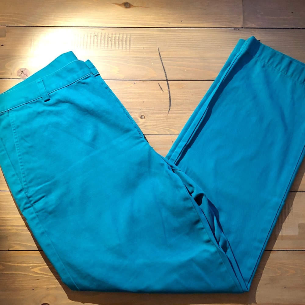 Brooks Brothers Men's '346' Turquoise Chinos 35x30